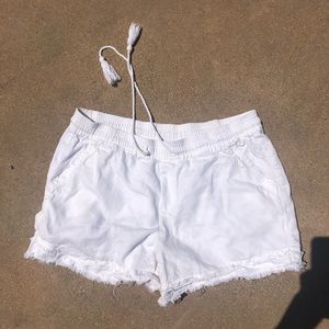 Saks White Shorts